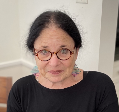 Woman wearing glasses